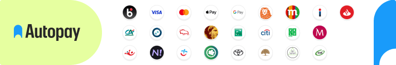 Payment methods banner