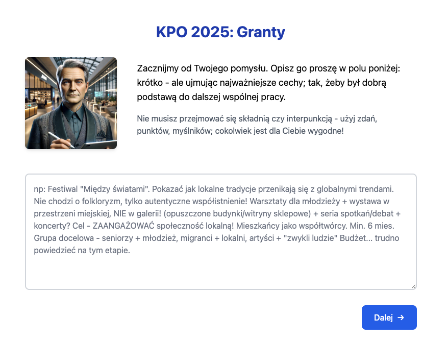 Krok 1: Opis pomysłu