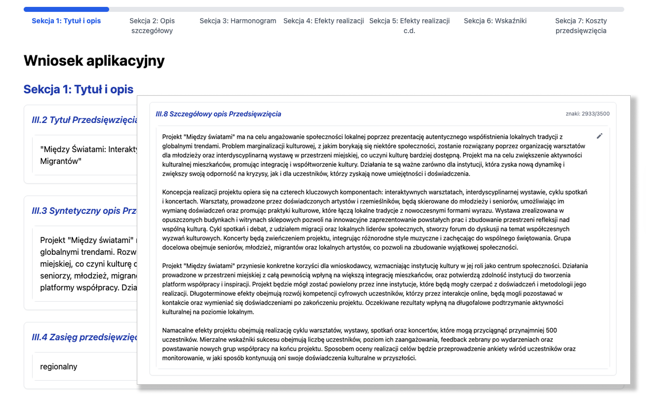 Krok 2: Współpraca z AI